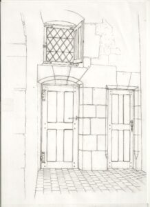 Chantier complet de la garde-robe Ouest du rez-de-chaussée