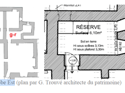 La garde-robe Est du rez-de-chaussée – Etat des lieux à l&rsquo;acquisition