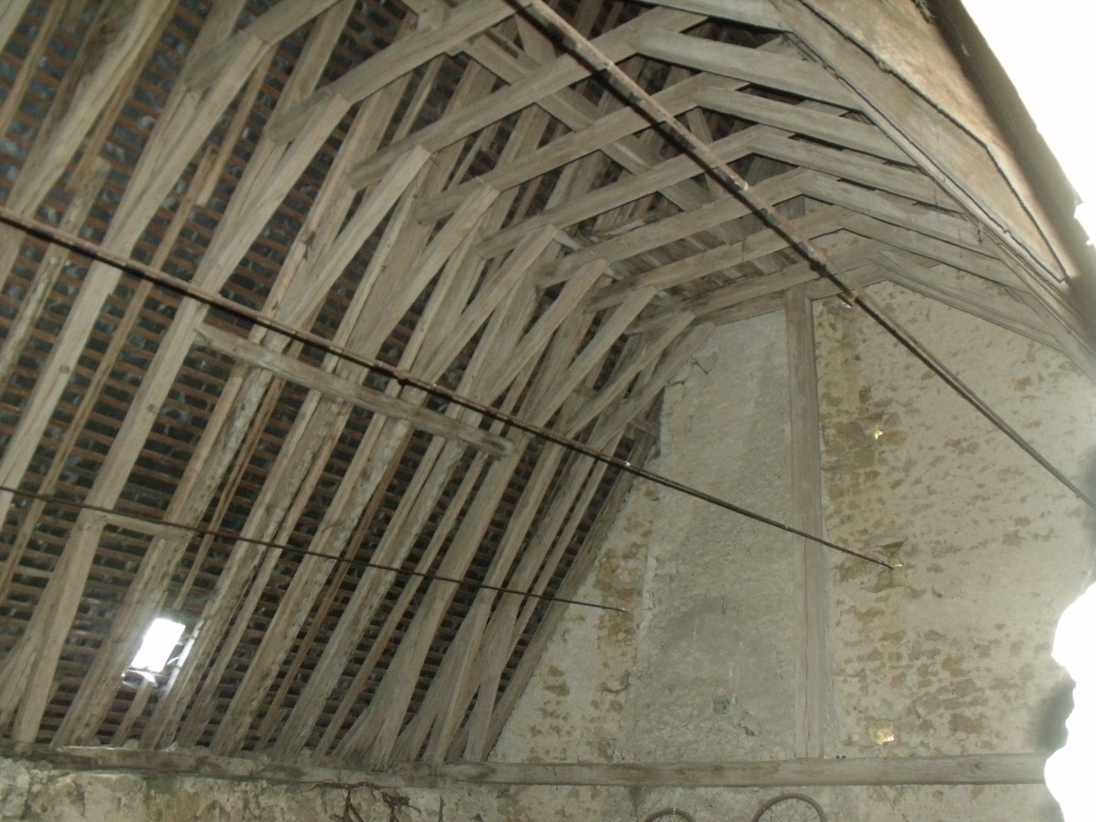 Comble du corps de logis du XV – Etat des lieux à&nbsp;l’acquisition